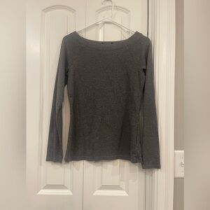 Ralph Lauren Gray Long Sleeve Top